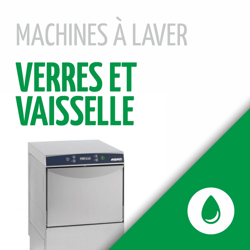 Machines à laver professionnelles pour verres et vaisselle